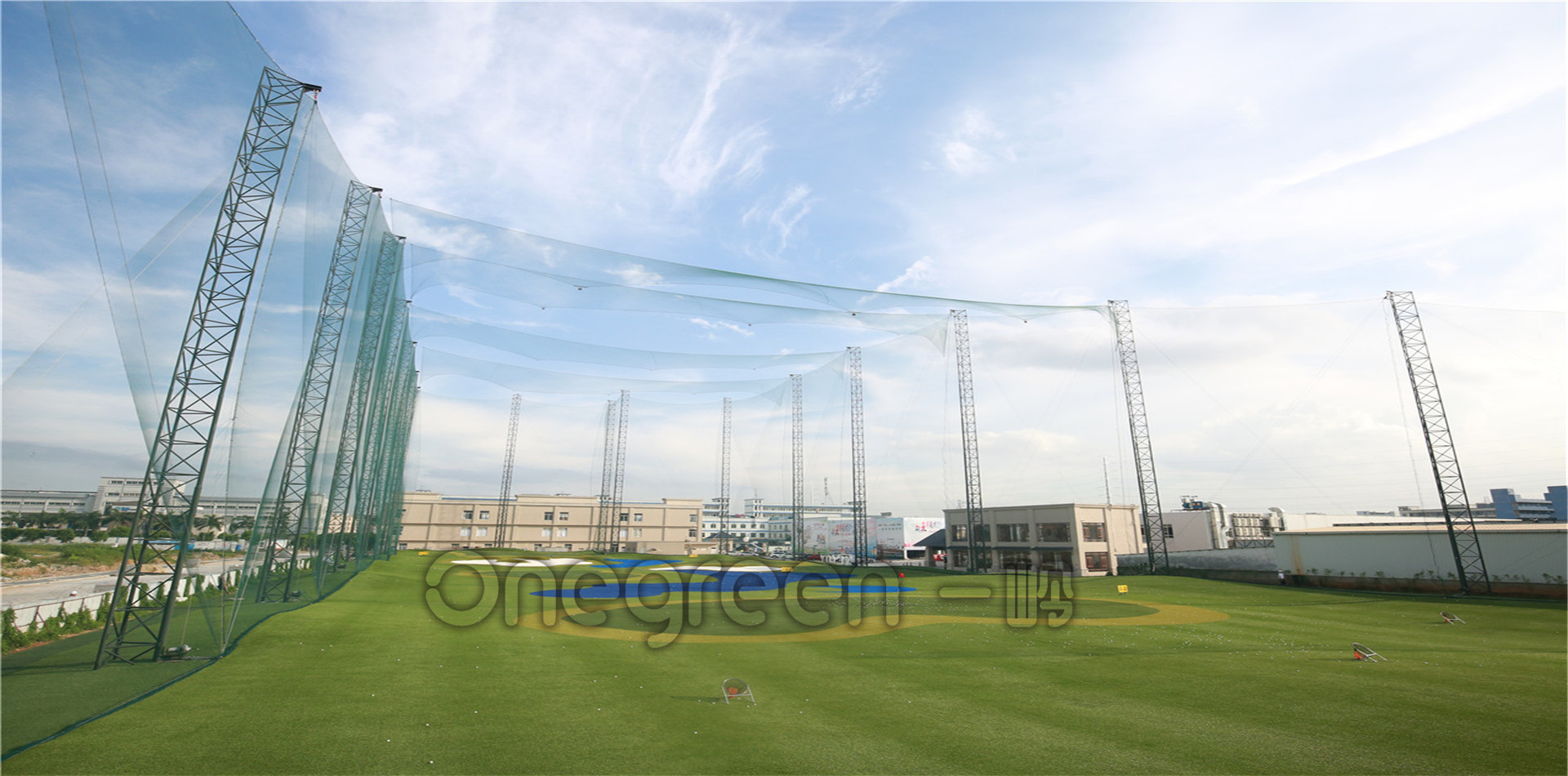 廣東東莞-啟興練習場圍網立柱