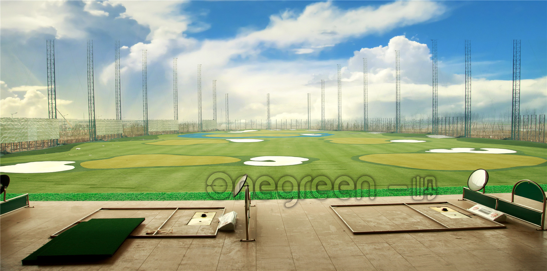 江蘇鹽城-高爾夫圍網立柱